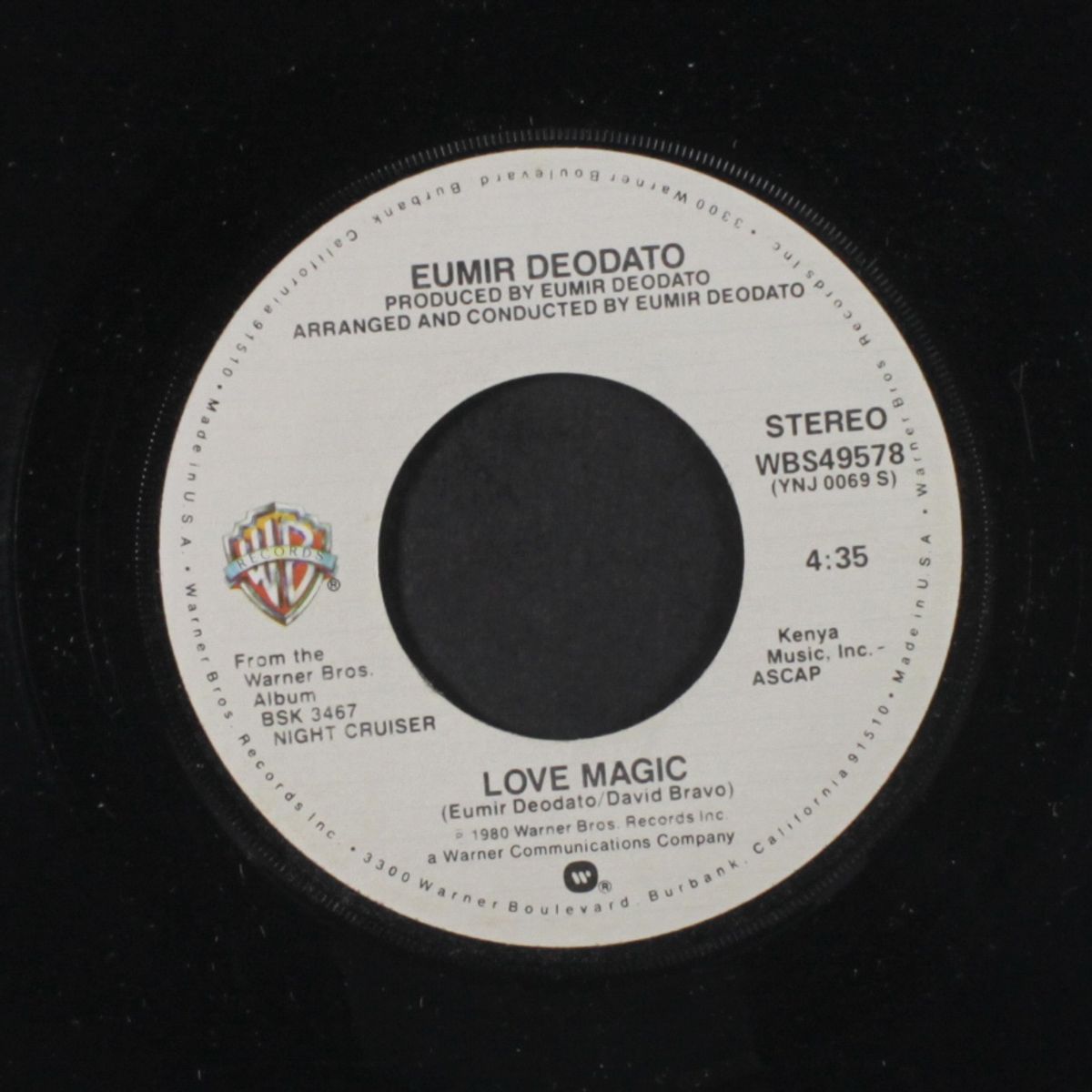 night cruiser / love magic by EUMIR DEODATO