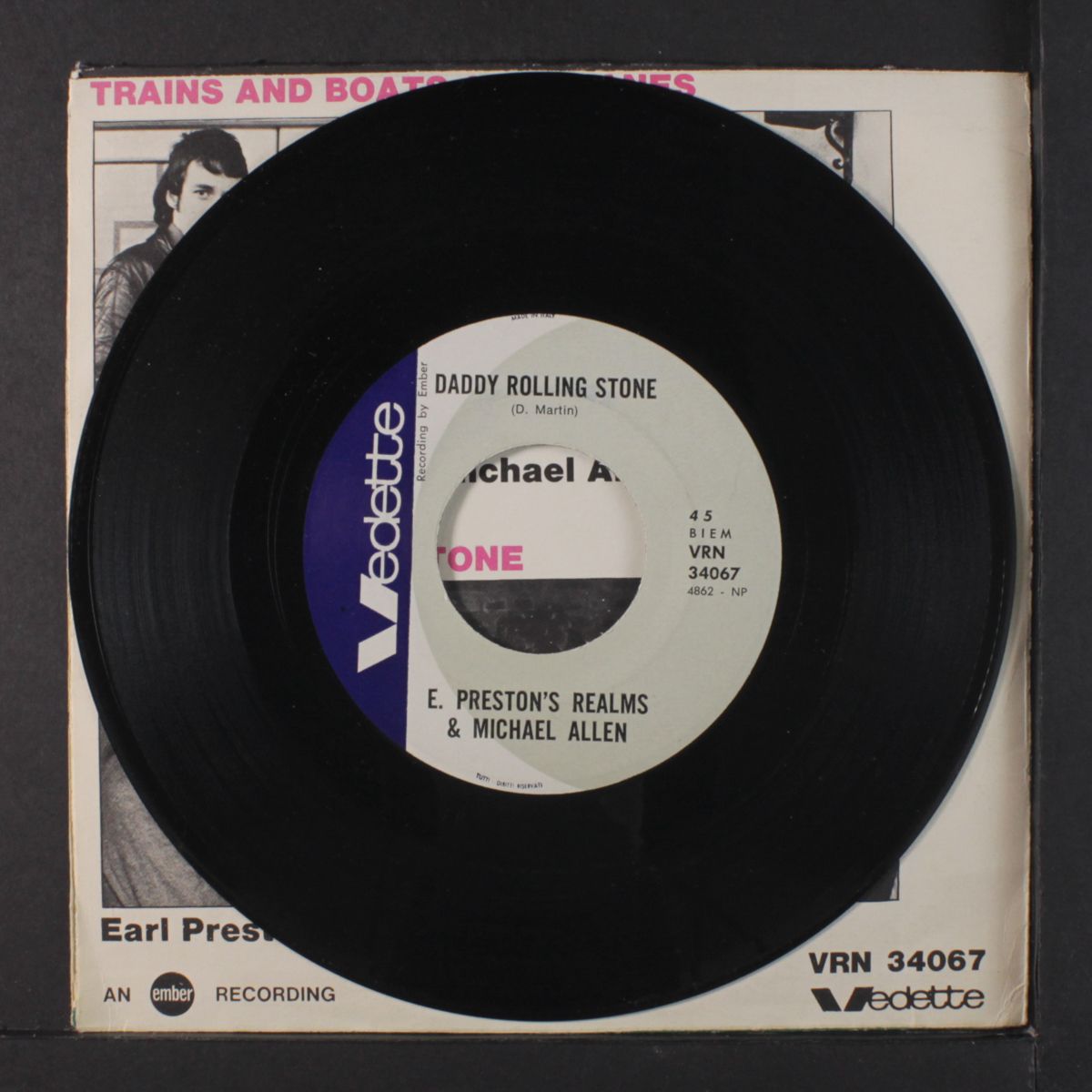 trains and boats and planes / daddy rolling stone by RICHMOND GROUP / EARL PRESTON'S REALMS