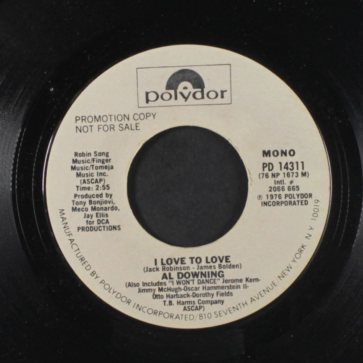 i love to love / mono by AL DOWNING