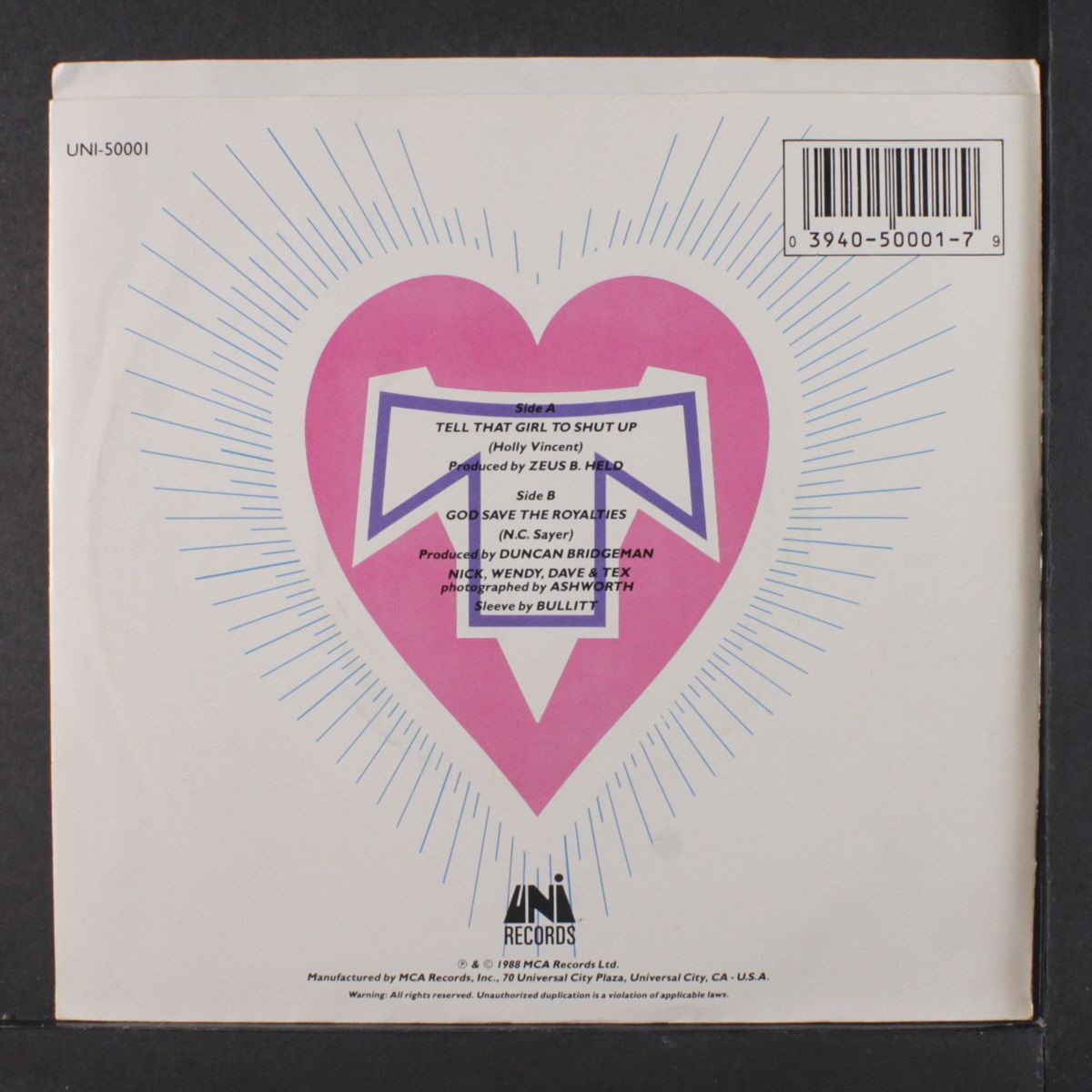 tell that girl to shut up by TRANSVISION VAMP