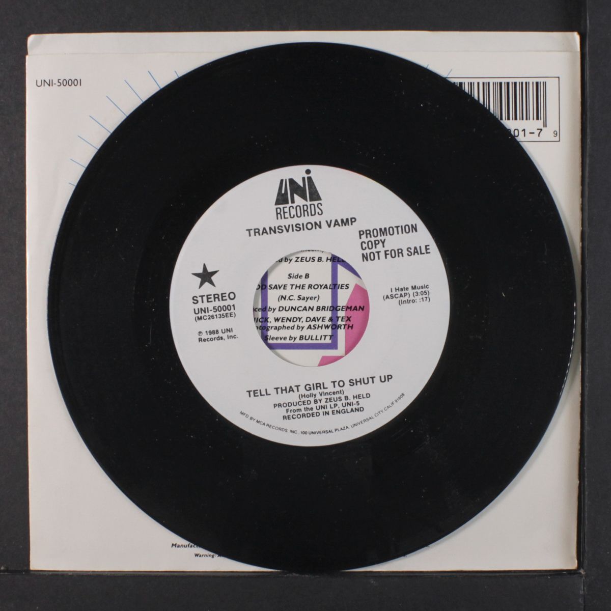 tell that girl to shut up by TRANSVISION VAMP