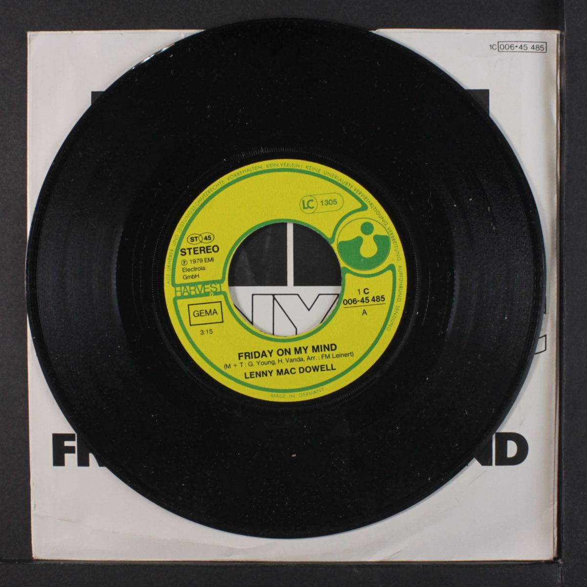 friday on my mind / all your love by LENNY MAC DOWELL