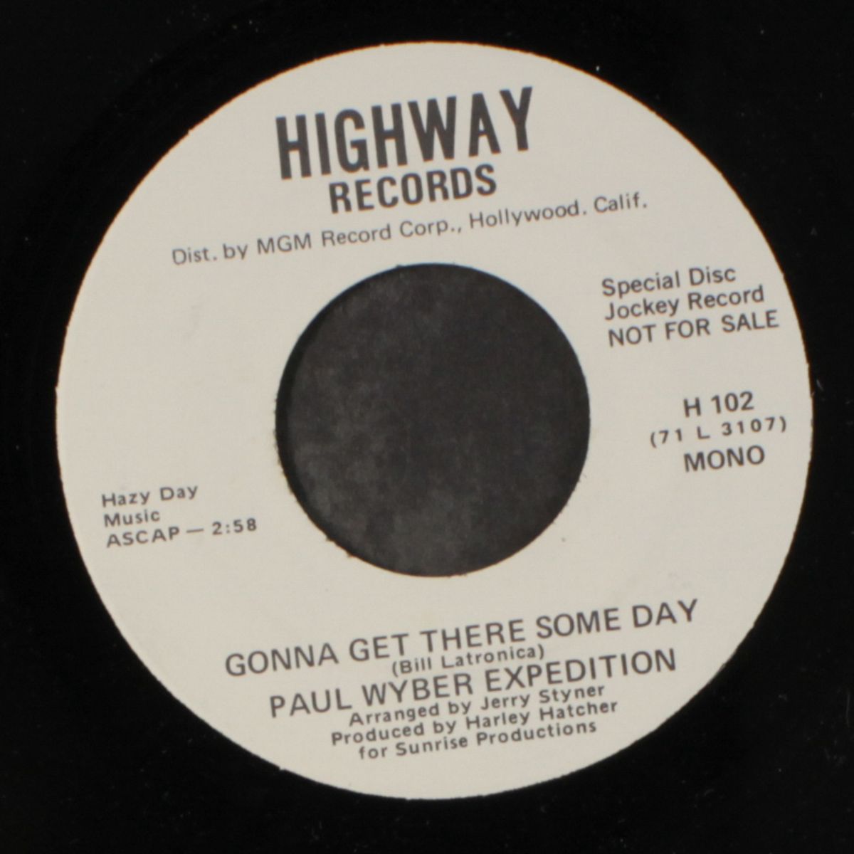 gonna get there some day / comin' on strong by PAUL WYBER EXPEDITION