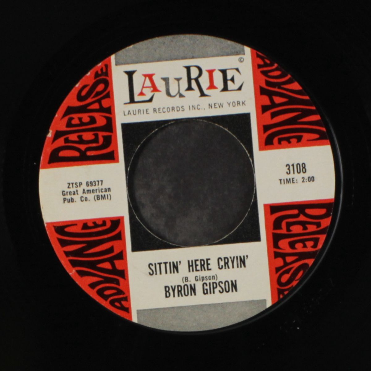 uncle john / sittin' here cryin' by BYRON GIPSON