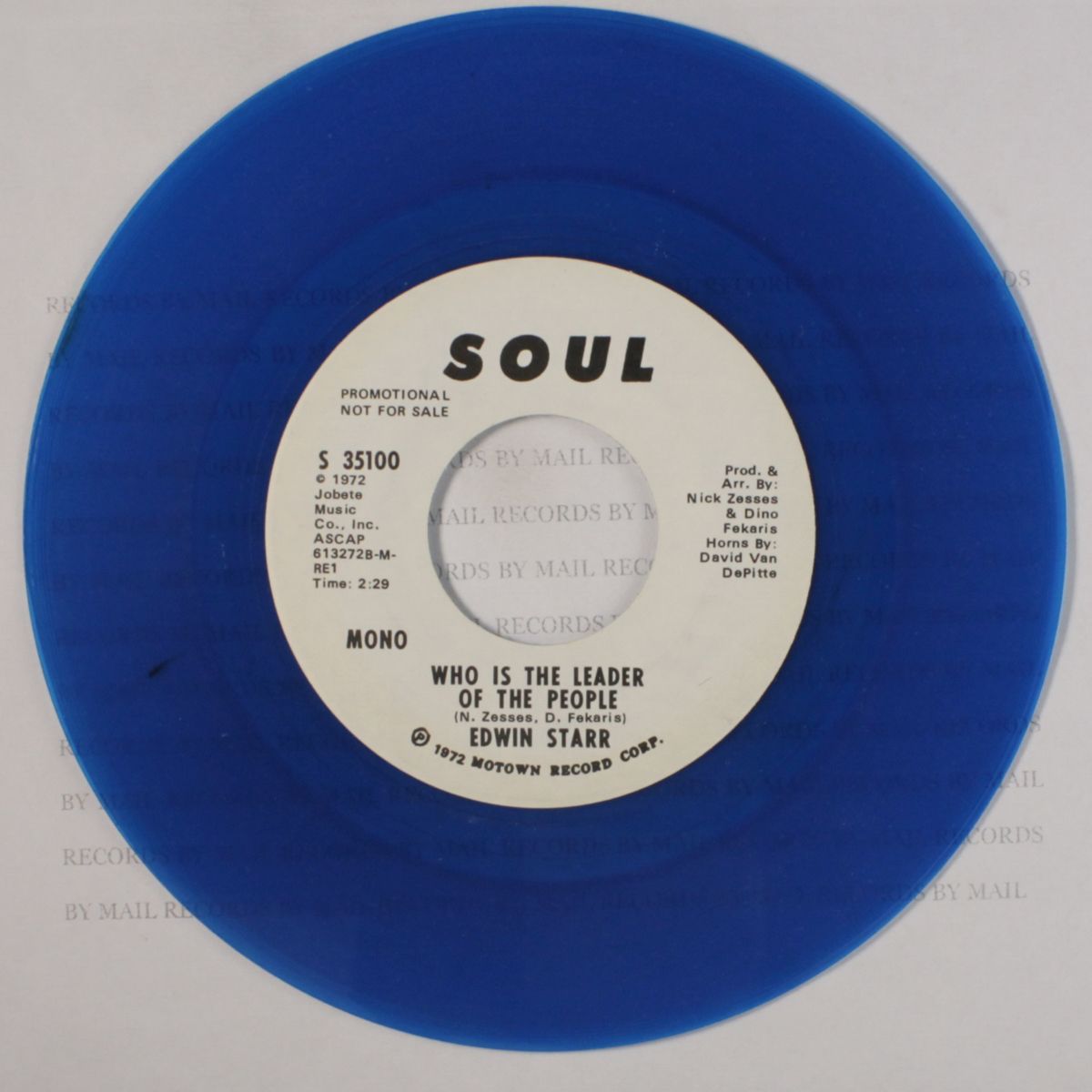 who is the leader of the people / mono by EDWIN STARR