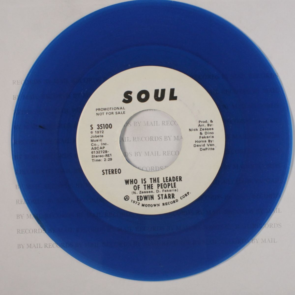 who is the leader of the people / mono by EDWIN STARR