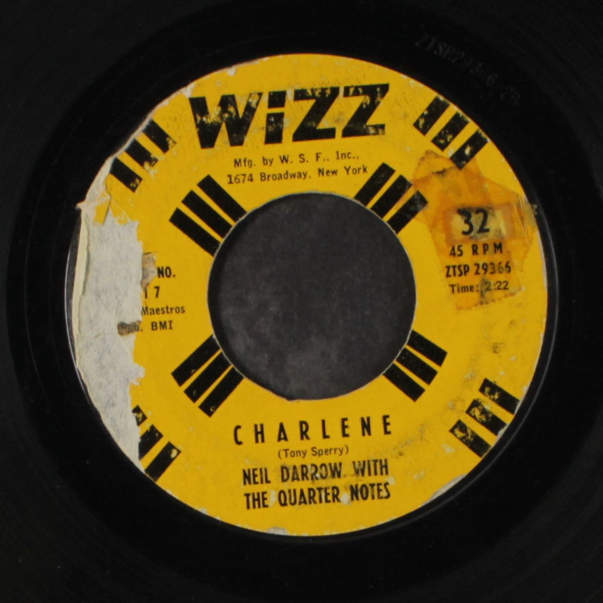 charlene / she's a fine chick by NEIL DARROW
