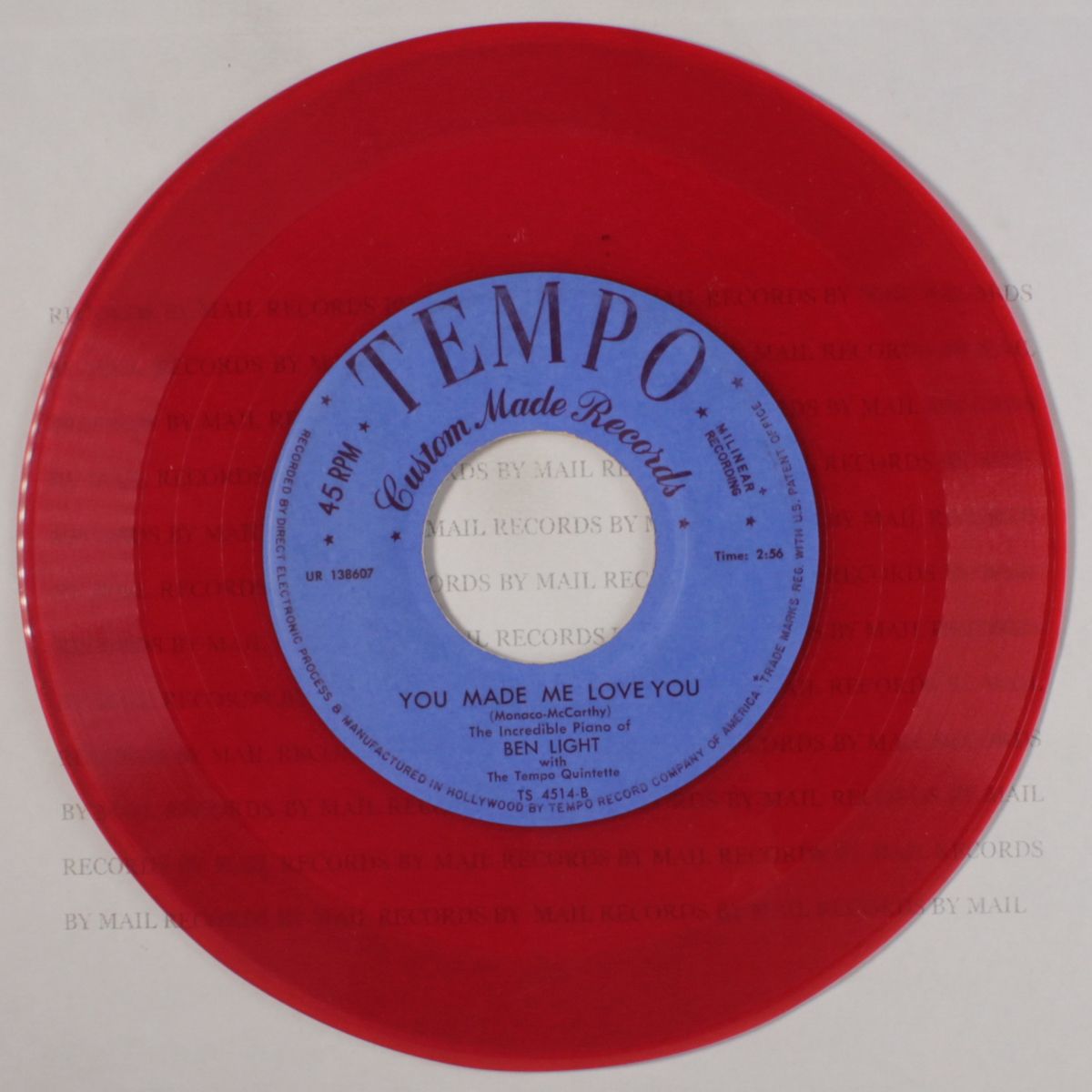 toot toot tootsie / you made melove you by BEN LIGHT