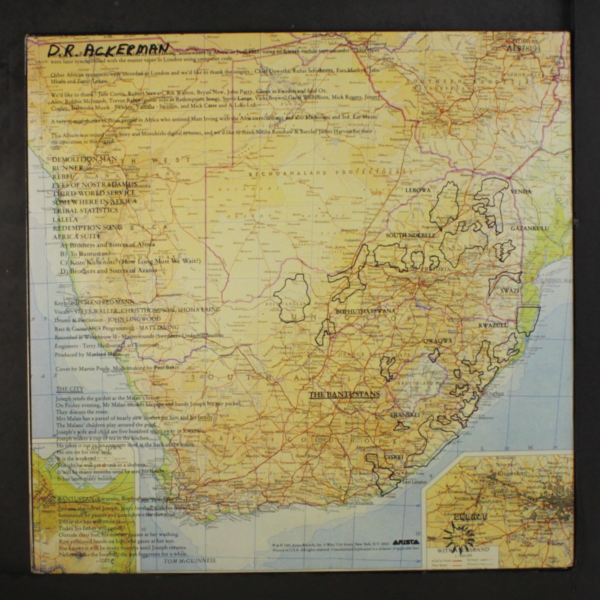 somewhere in afrika by MANFRED MANN'S EARTH BAND