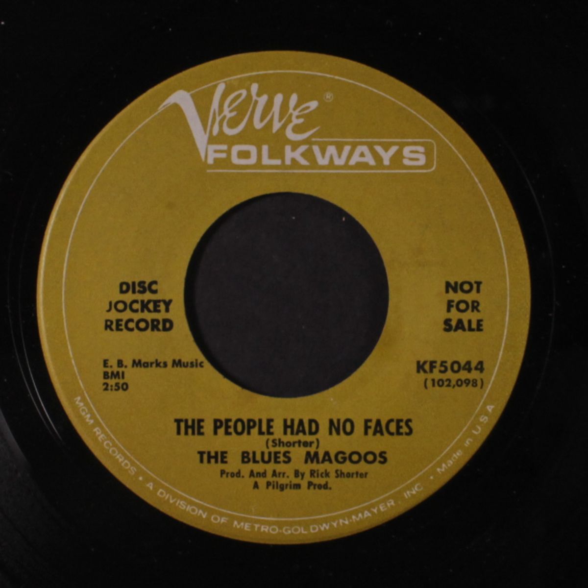 so i'm wrong and you are right / the people had no faces by BLUES MAGOOS