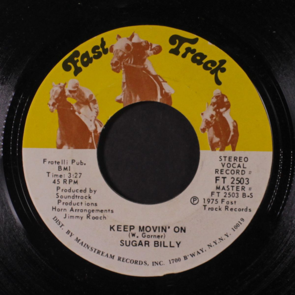 sugar pie / keep movin' on by SUGAR BILLY