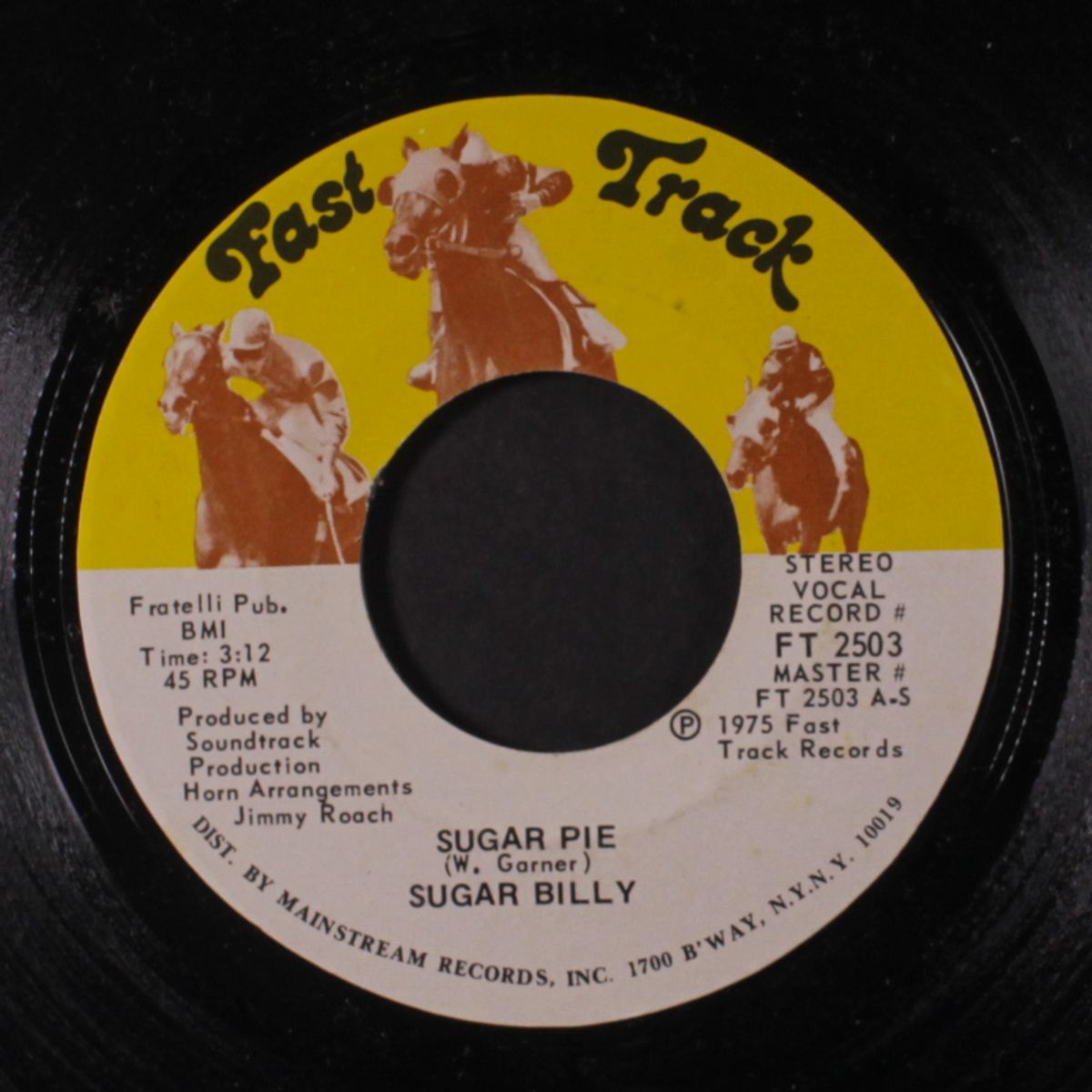 sugar pie / keep movin' on by SUGAR BILLY