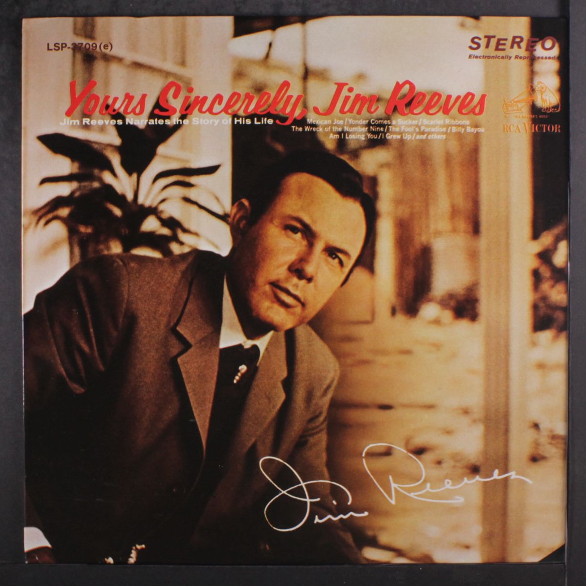 yours sincerely by JIM REEVES