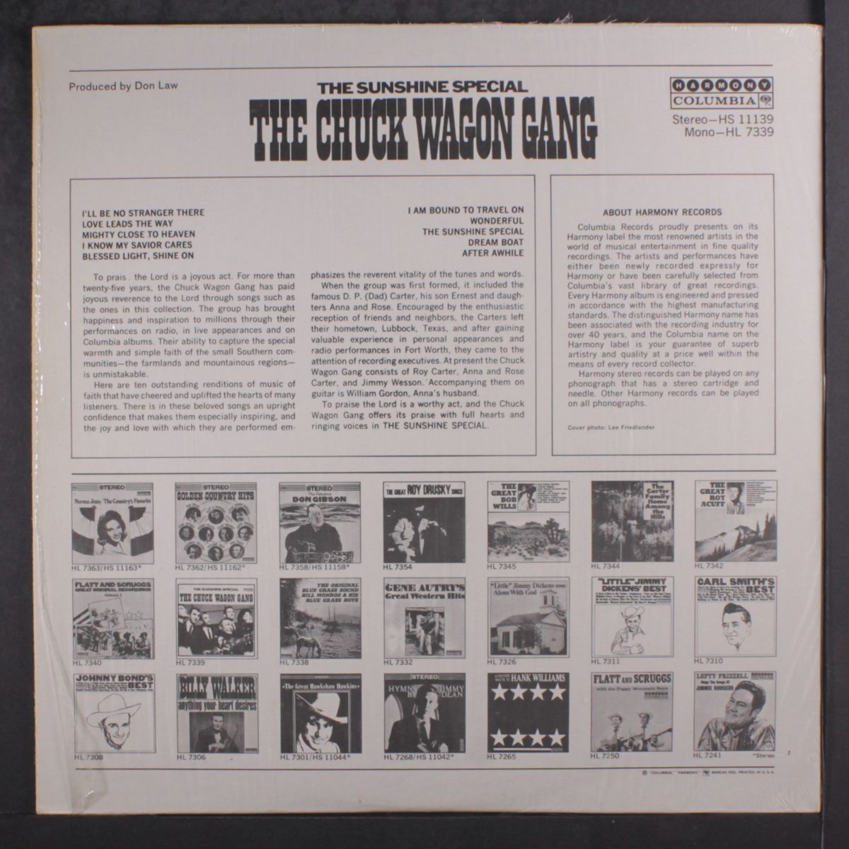 the sunshine special by CHUCK WAGON GANG