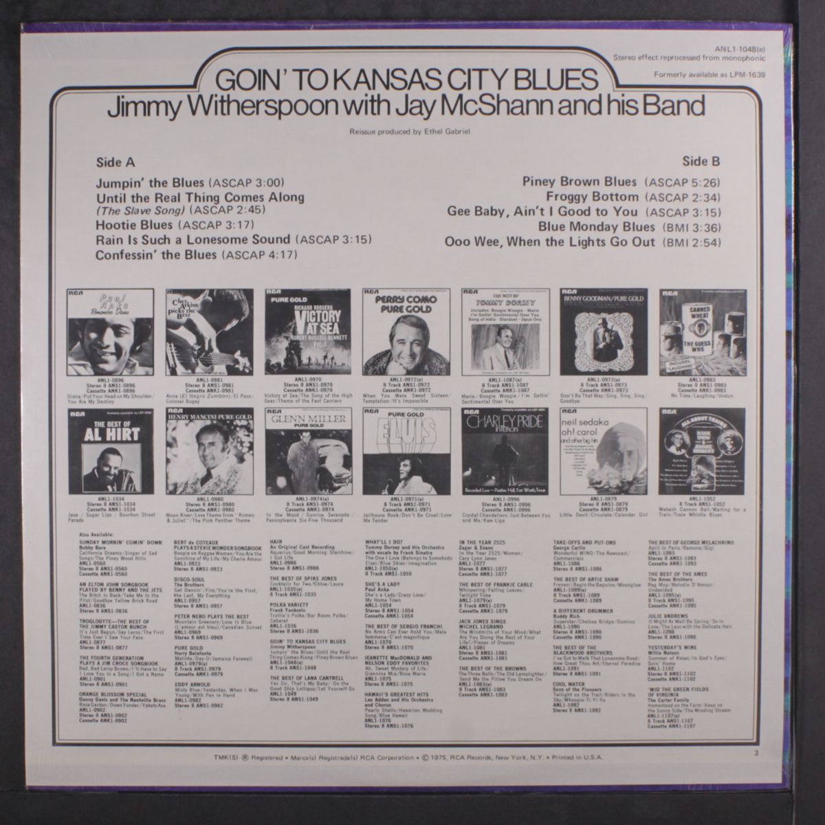 goin' to kansas city blues by JIMMY WITHERSPOON