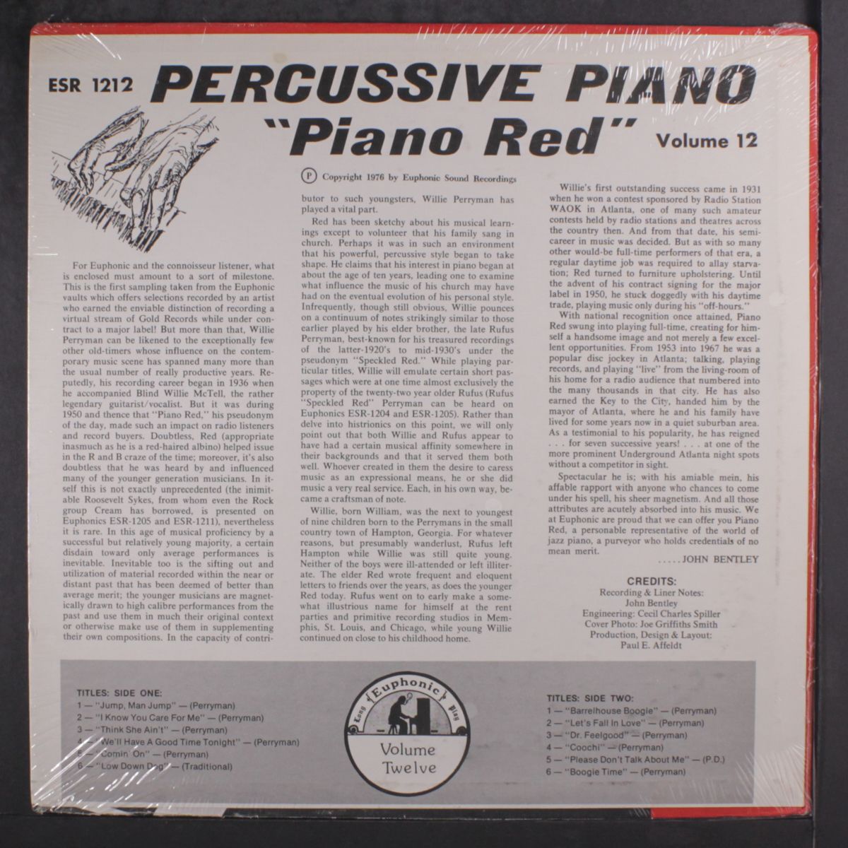 percussive piano, vol. 12 by PIANO RED