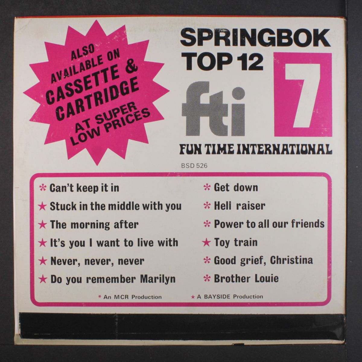 springbok top 12 7 by UNKNOWN ARTIST
