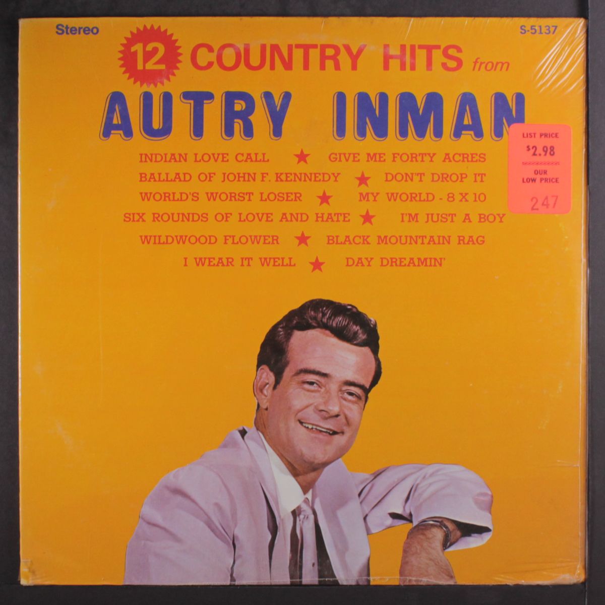 12 country hits from by AUTRY INMAN