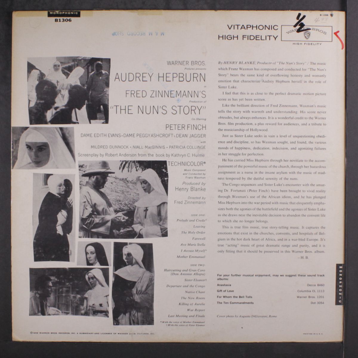 the nun's story by SOUNDTRACK