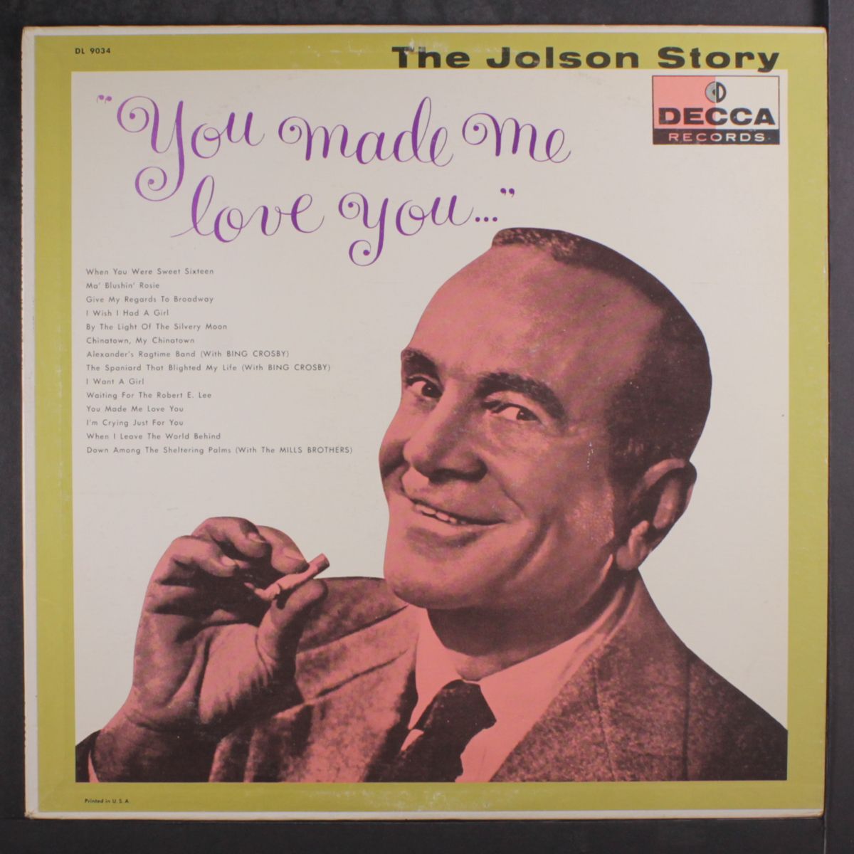 you made me love you by AL JOLSON