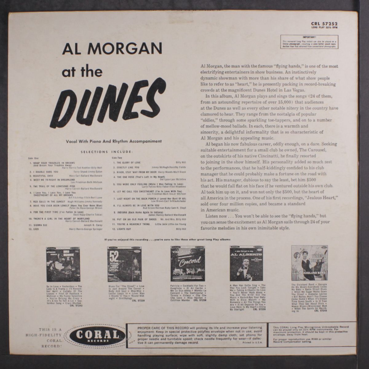 at the dunes by AL MORGAN