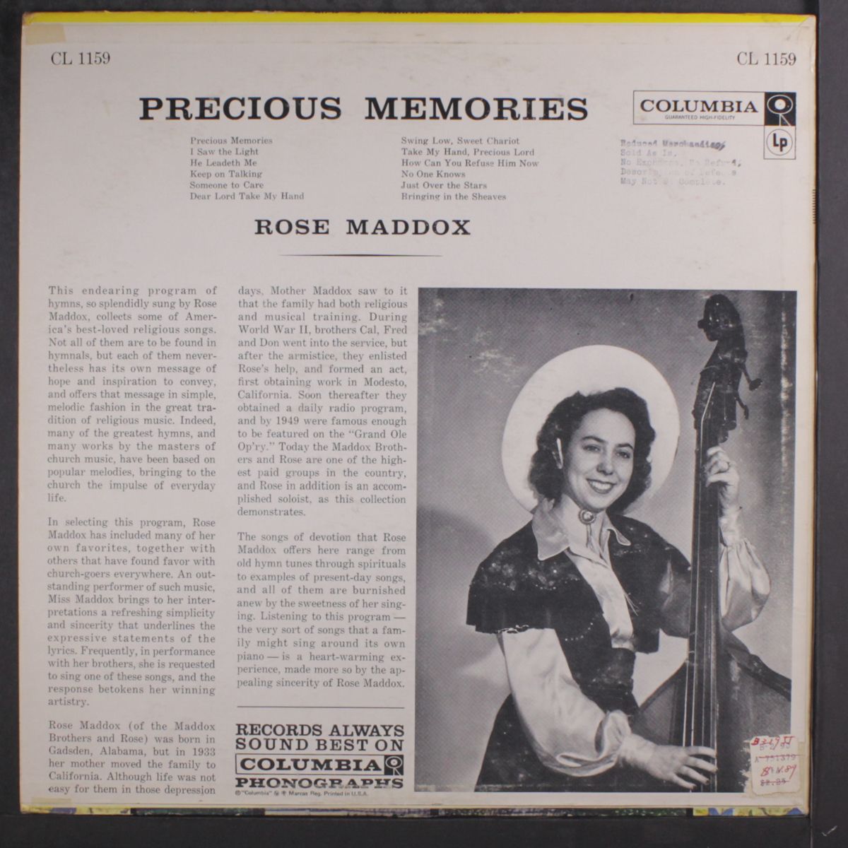 precious memories by ROSE MADDOX