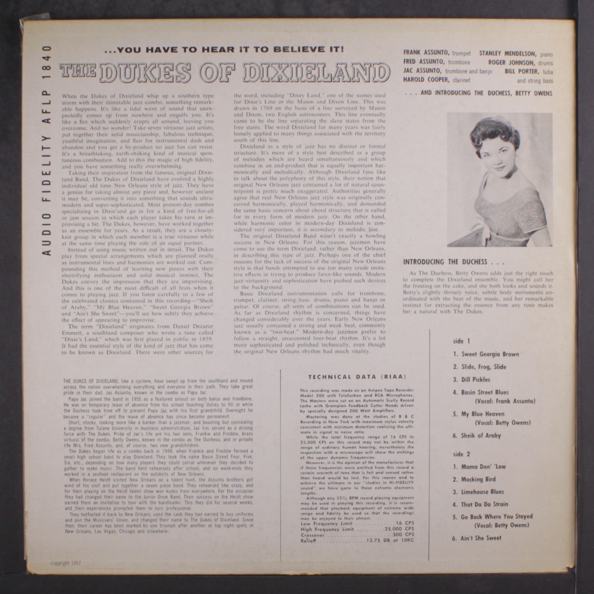 you have to hear it to beleive it, vol. 2 by DUKES OF DIXIELAND