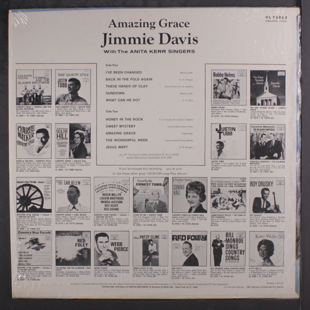 amazing grace by JIMMIE DAVIS
