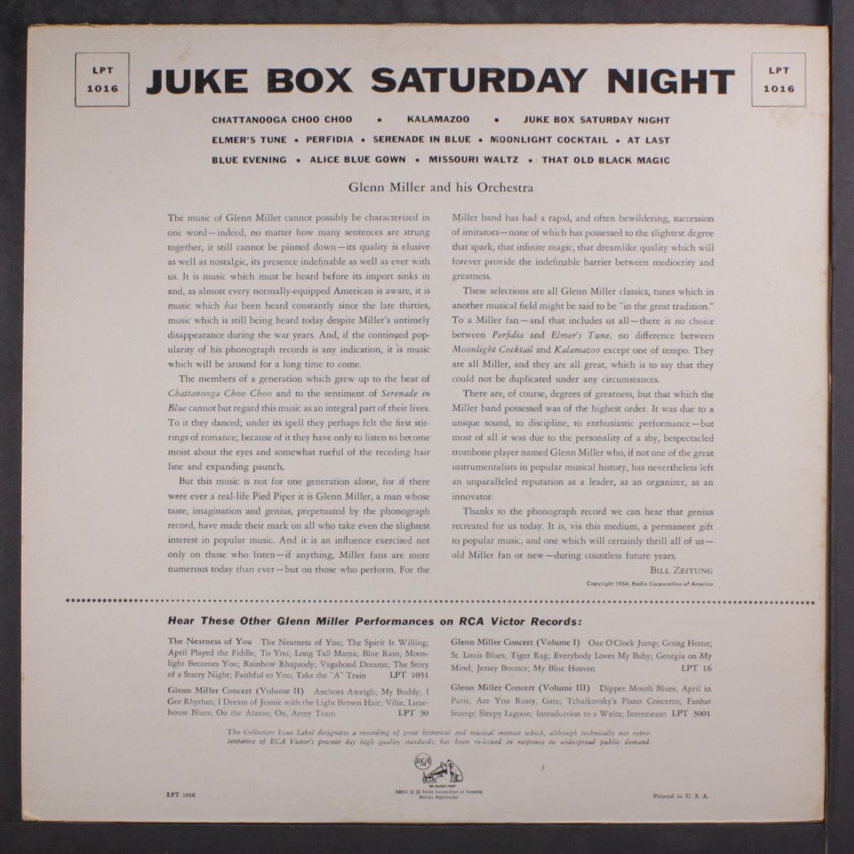 juke box saturday night by GLENN MILLER