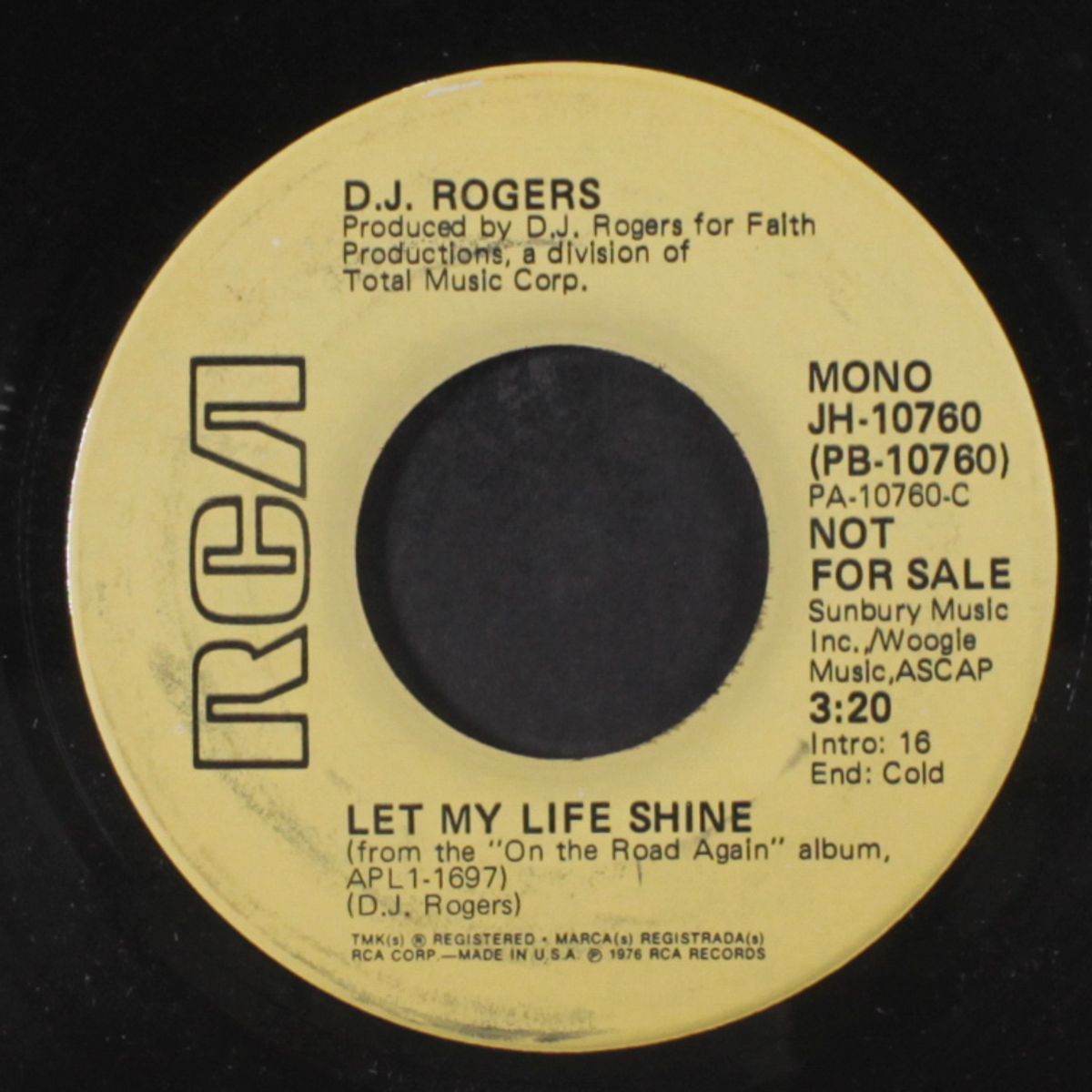 let my life shine / mono by D.J. ROGERS