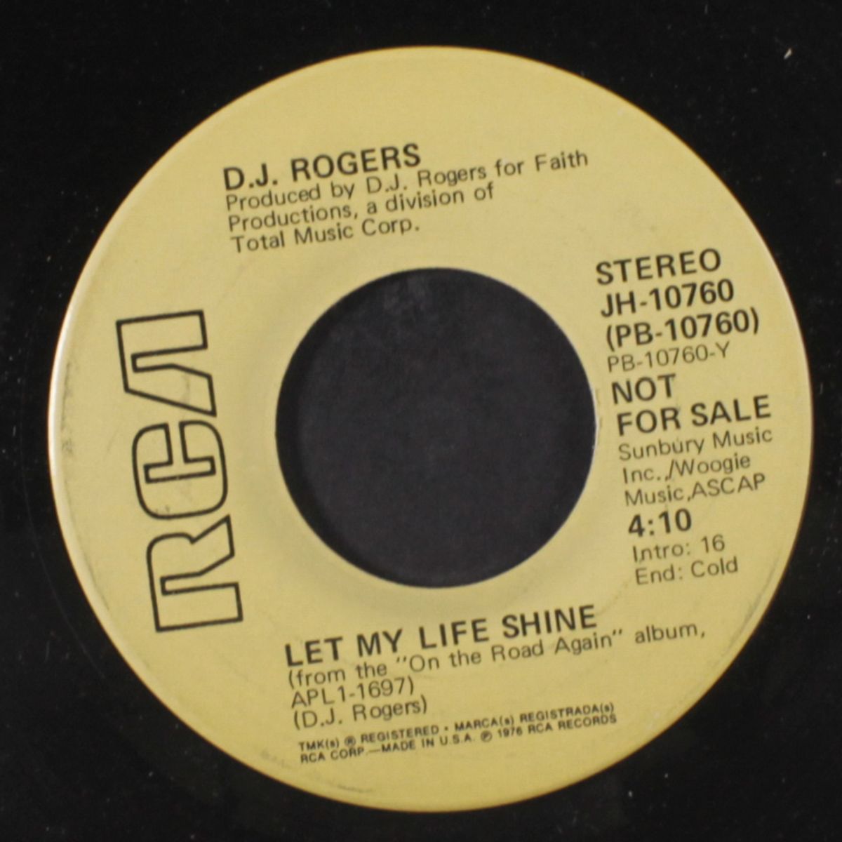 let my life shine / mono by D.J. ROGERS