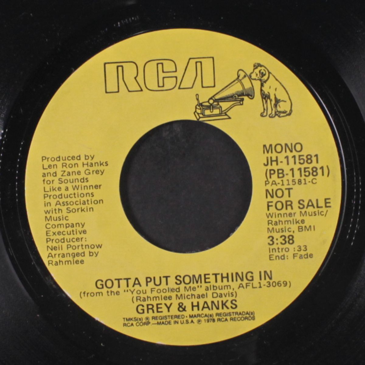 gotta put something in / mono by GREY & HANKS