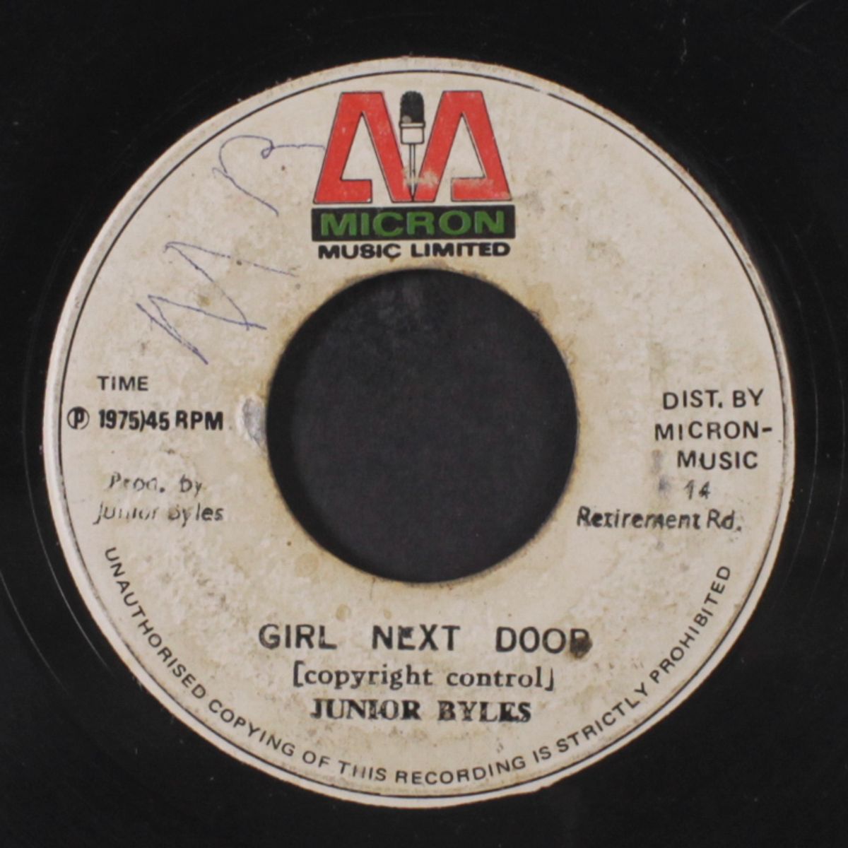 girl next door / dub by JUNIOR BYLES