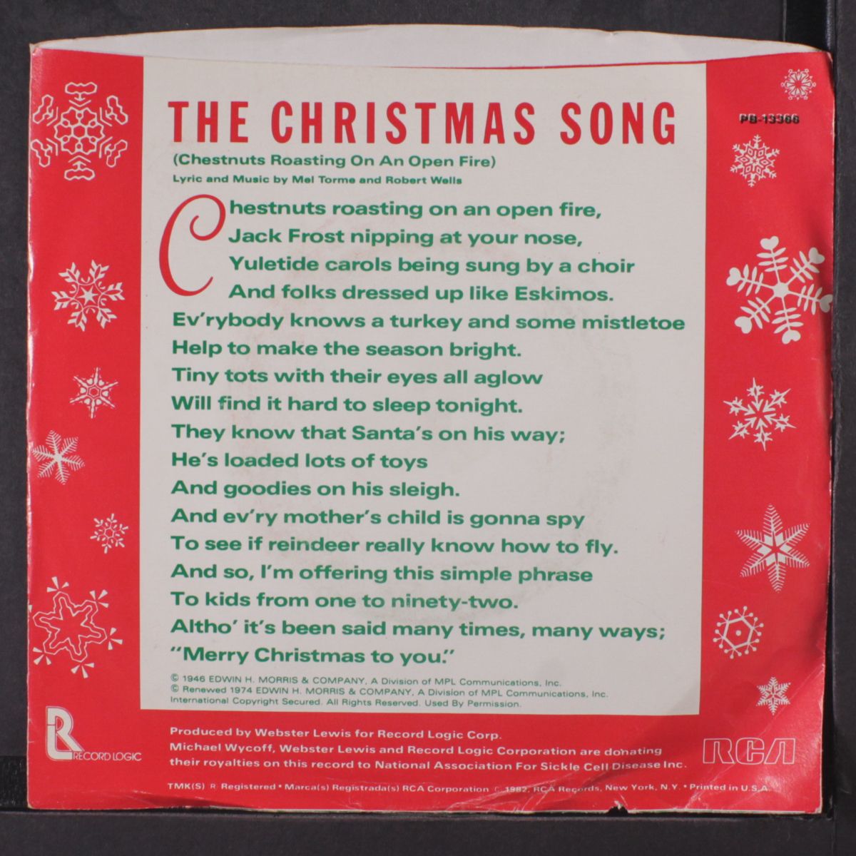 the christmas song / mono by MICHAEL WYCOFF