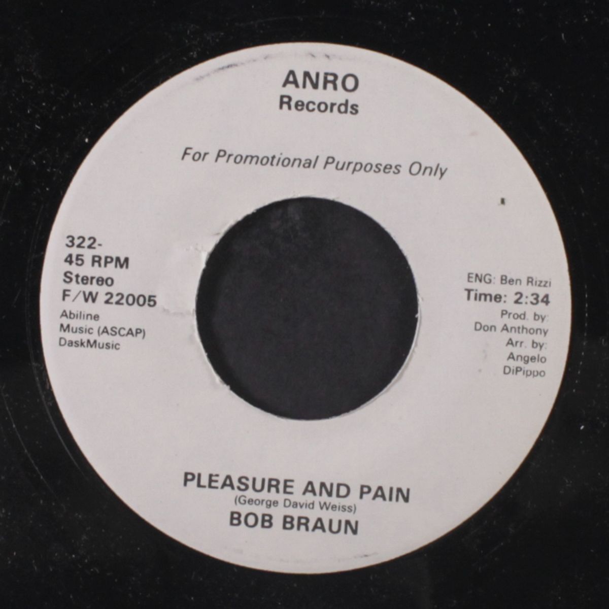 pleasure and pain / same by BOB BRAUN