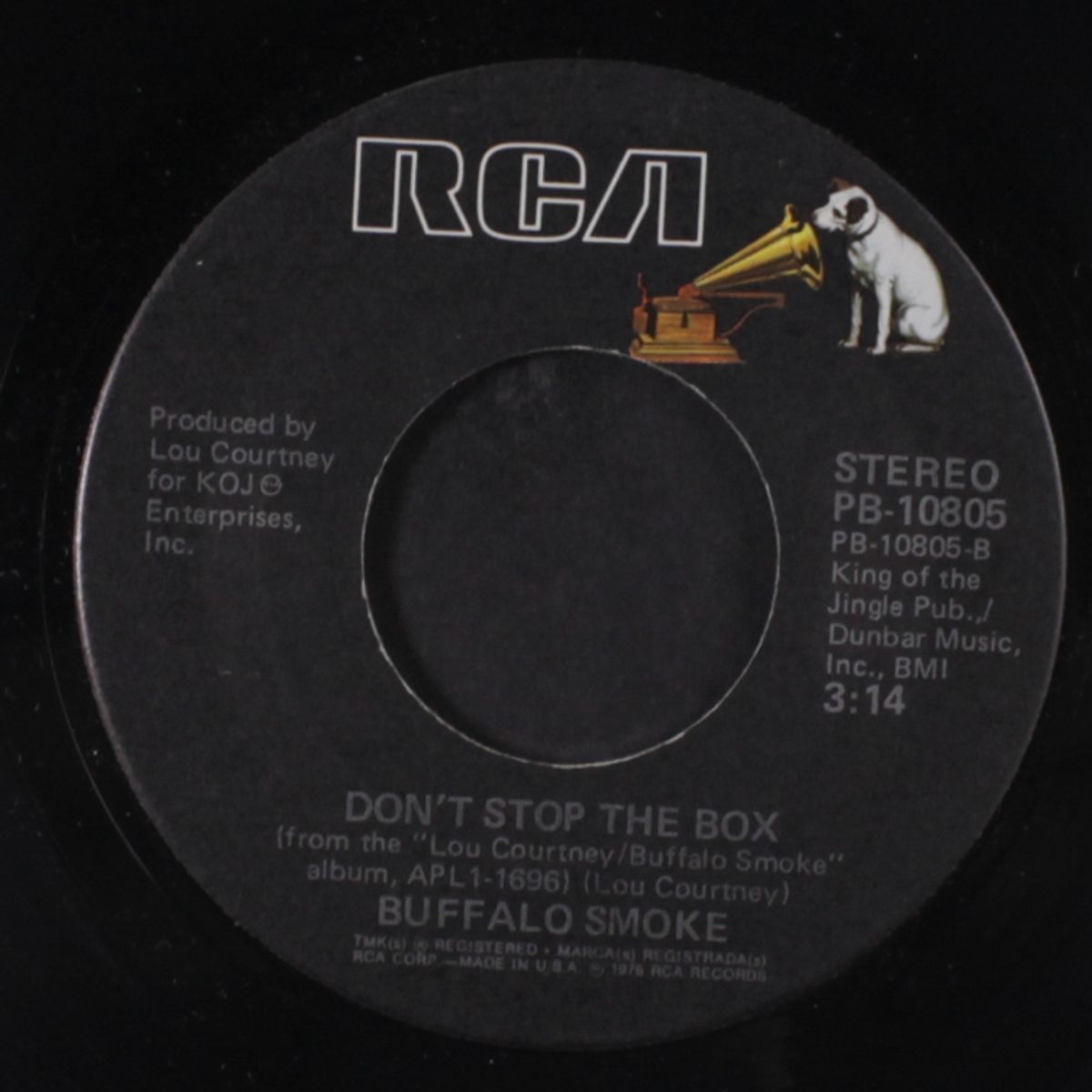 stubborn kind of fella / don't stop the box by BUFFALO SMOKE
