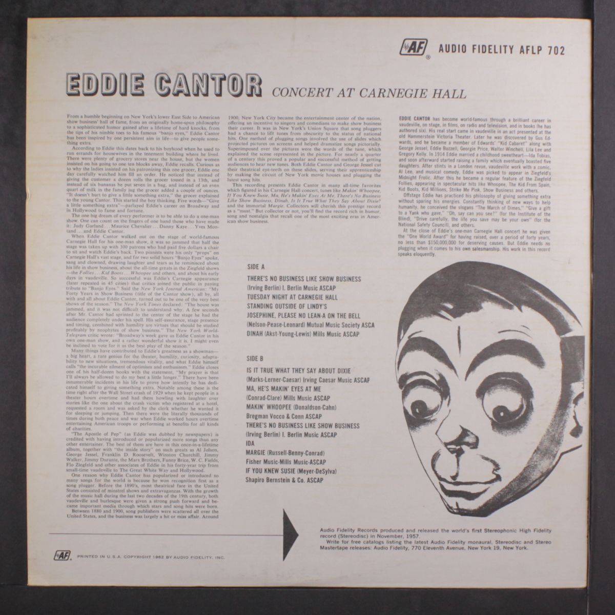 a date with by EDDIE CANTOR