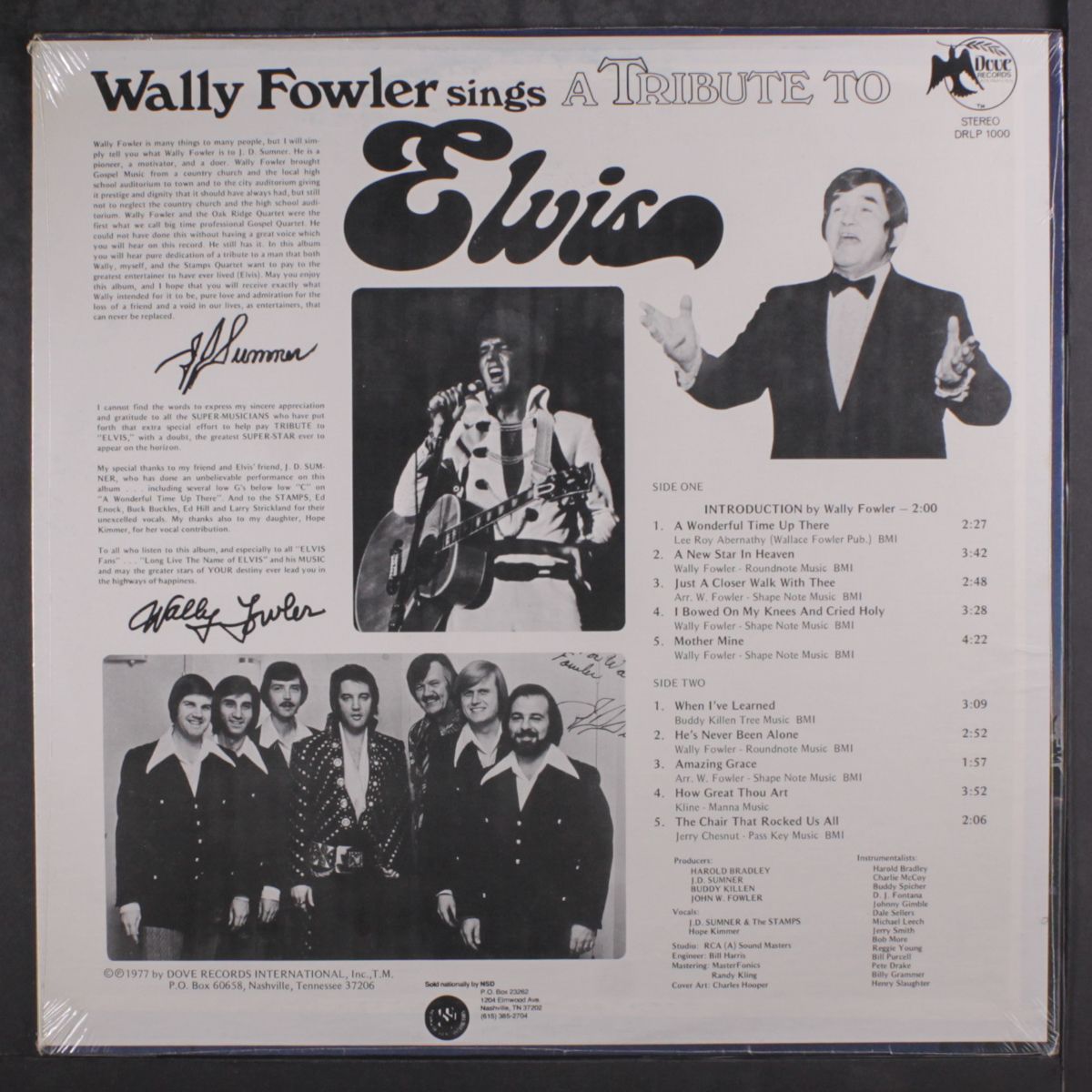 a tribute to elvis by WALLY FOWLER