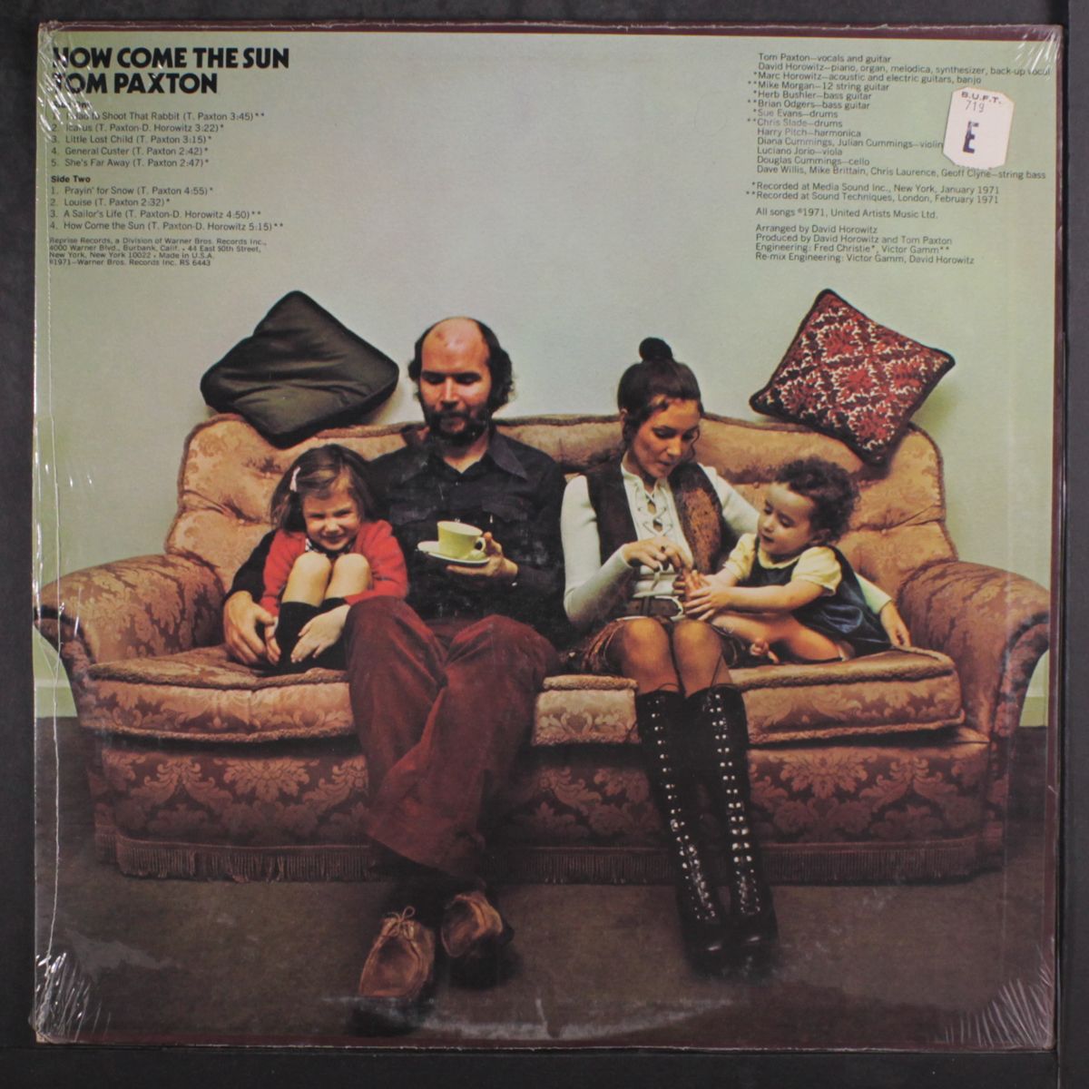 how come the sun by TOM PAXTON