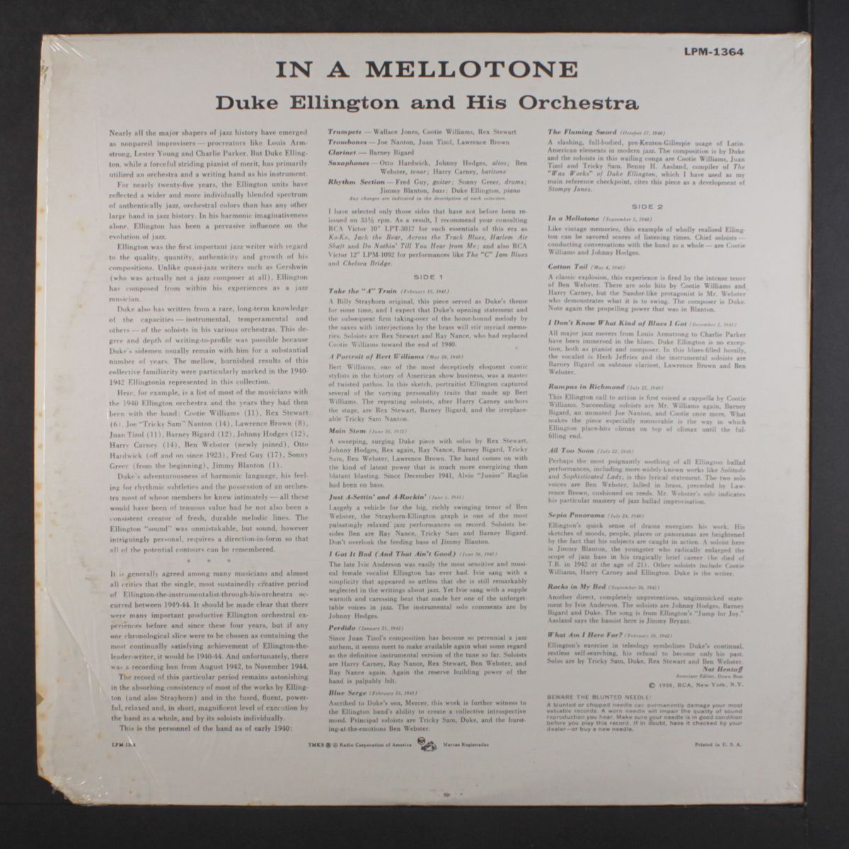 in a mellotone by DUKE ELLINGTON