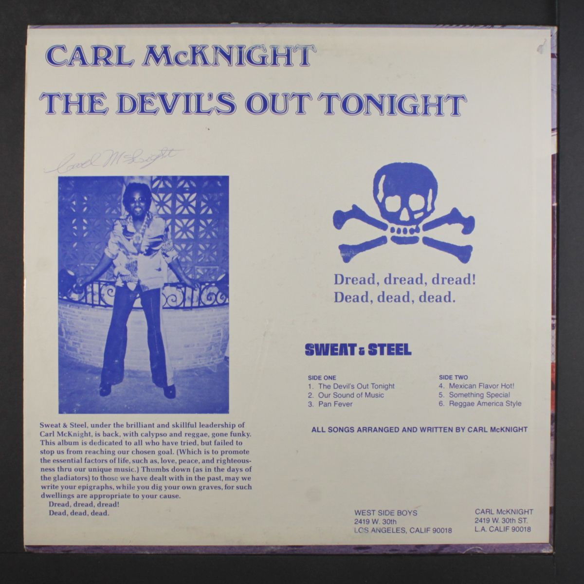 the devil's out tonight by CARL MCKNIGHT