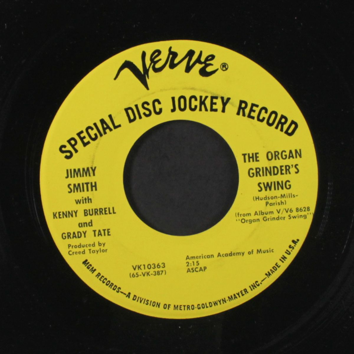 the organ grinder's swing by JIMMY SMITH