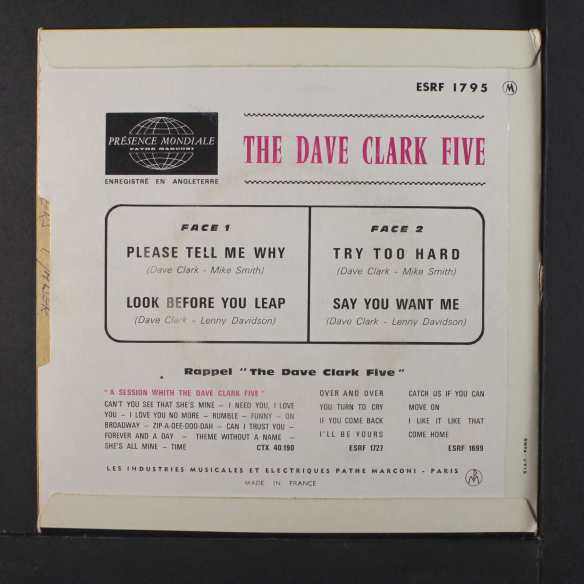 please tell me why + 3 by DAVE CLARK FIVE