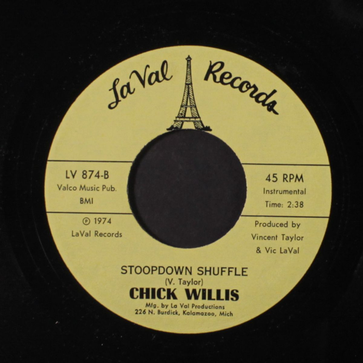 stoop down baby no. two / stoopdown shuffle by CHICK WILLIS