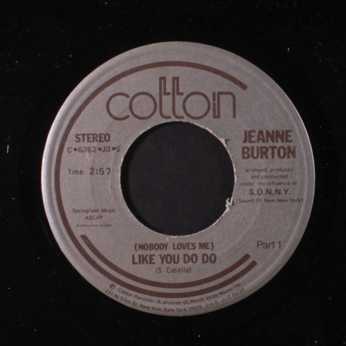nobody loves me like you do do by JEANNE BURTON