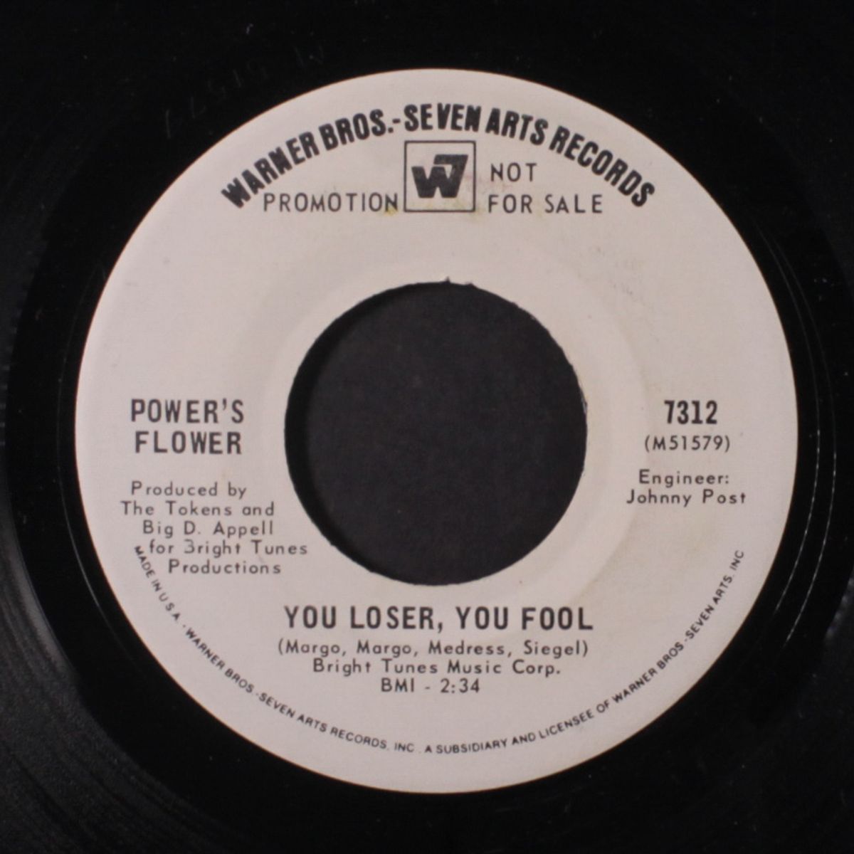 pushy / you loser you fool by POWER'S FLOWER