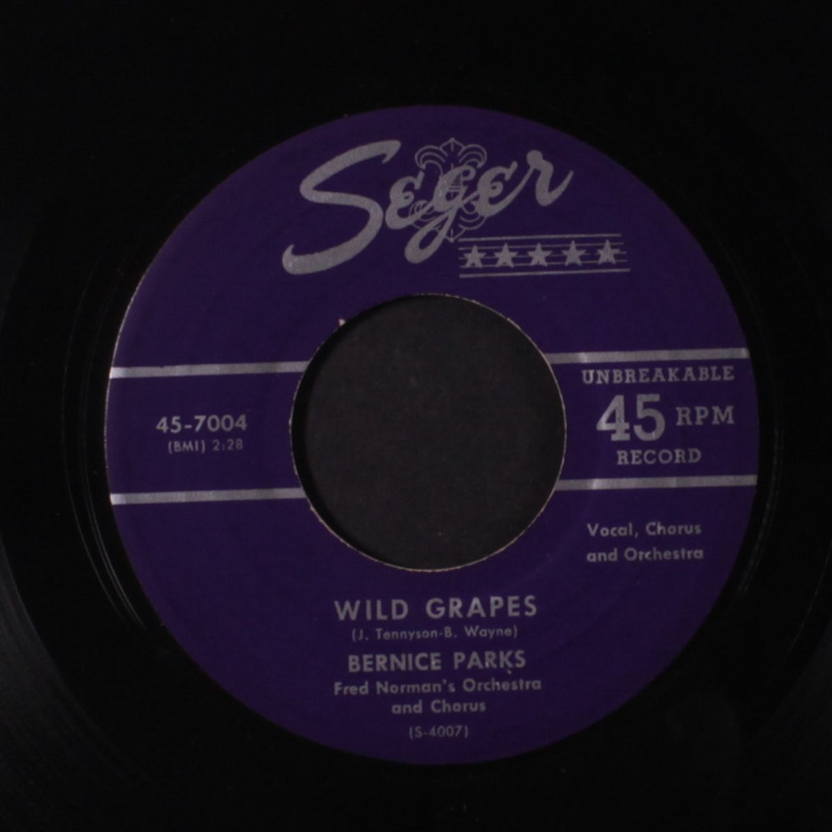 wild grapes / sinner not a saint by BERNICE PARKS