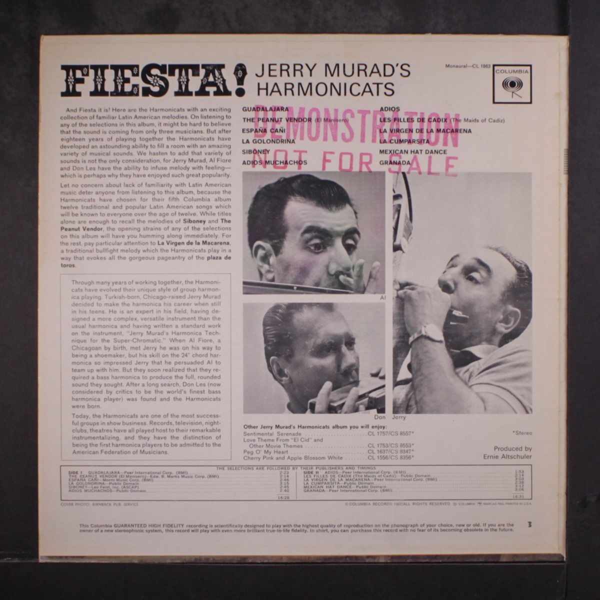 fiesta! by JERRY MURAD'S HARMONICATS