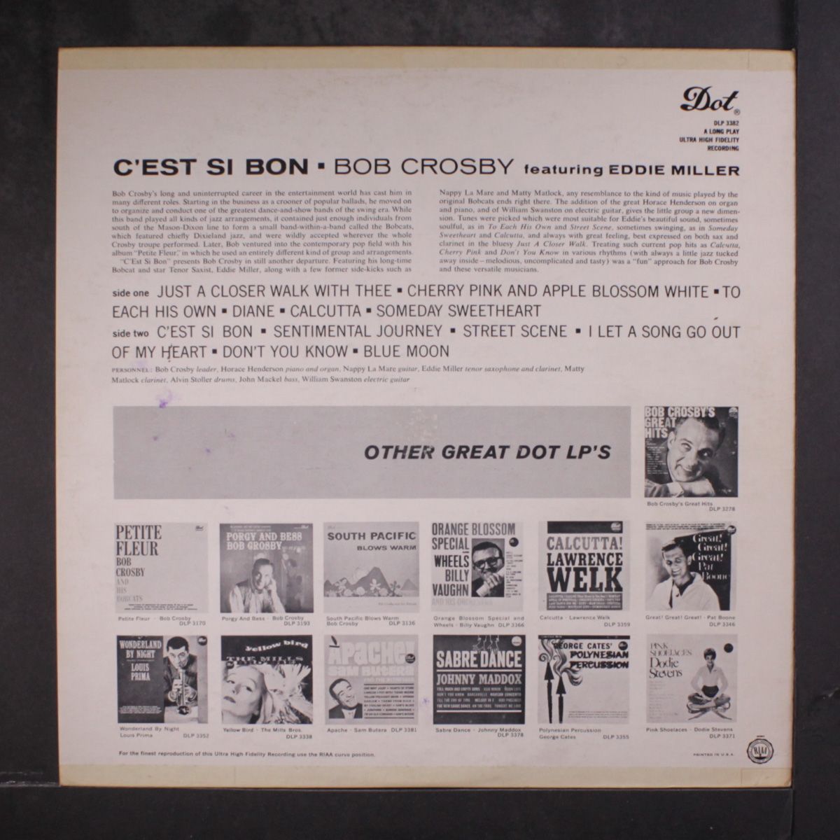 c'est si bon by BOB CROSBY