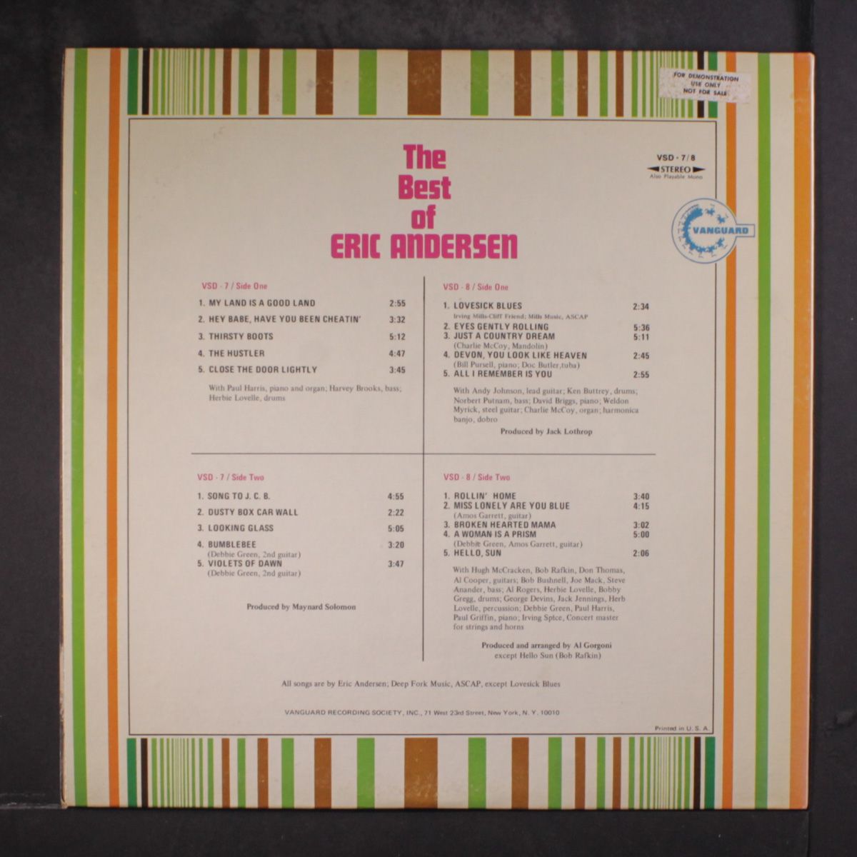 best of by ERIC ANDERSEN
